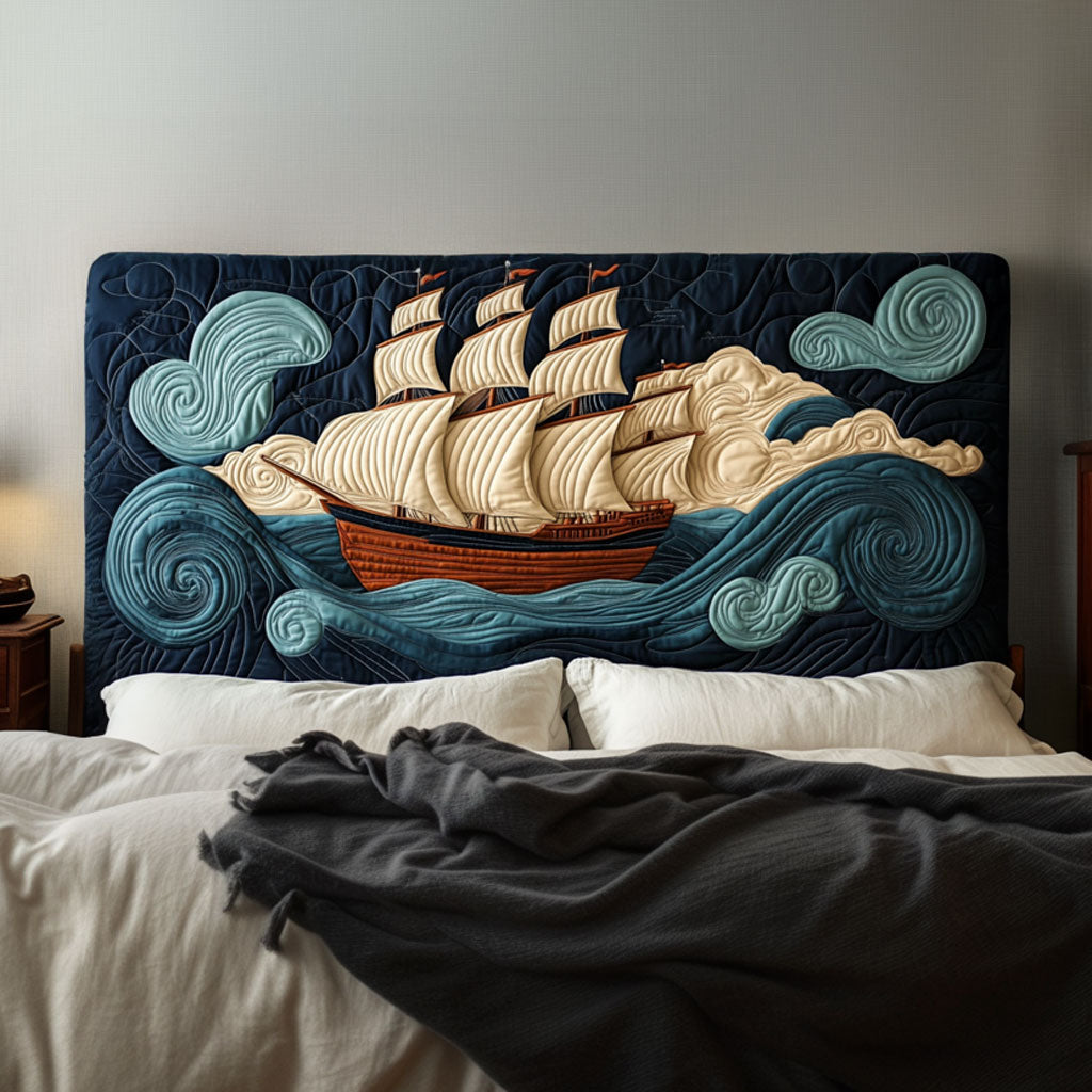 Tall Ship KL0801021CL Quilted Headboard Slipcover