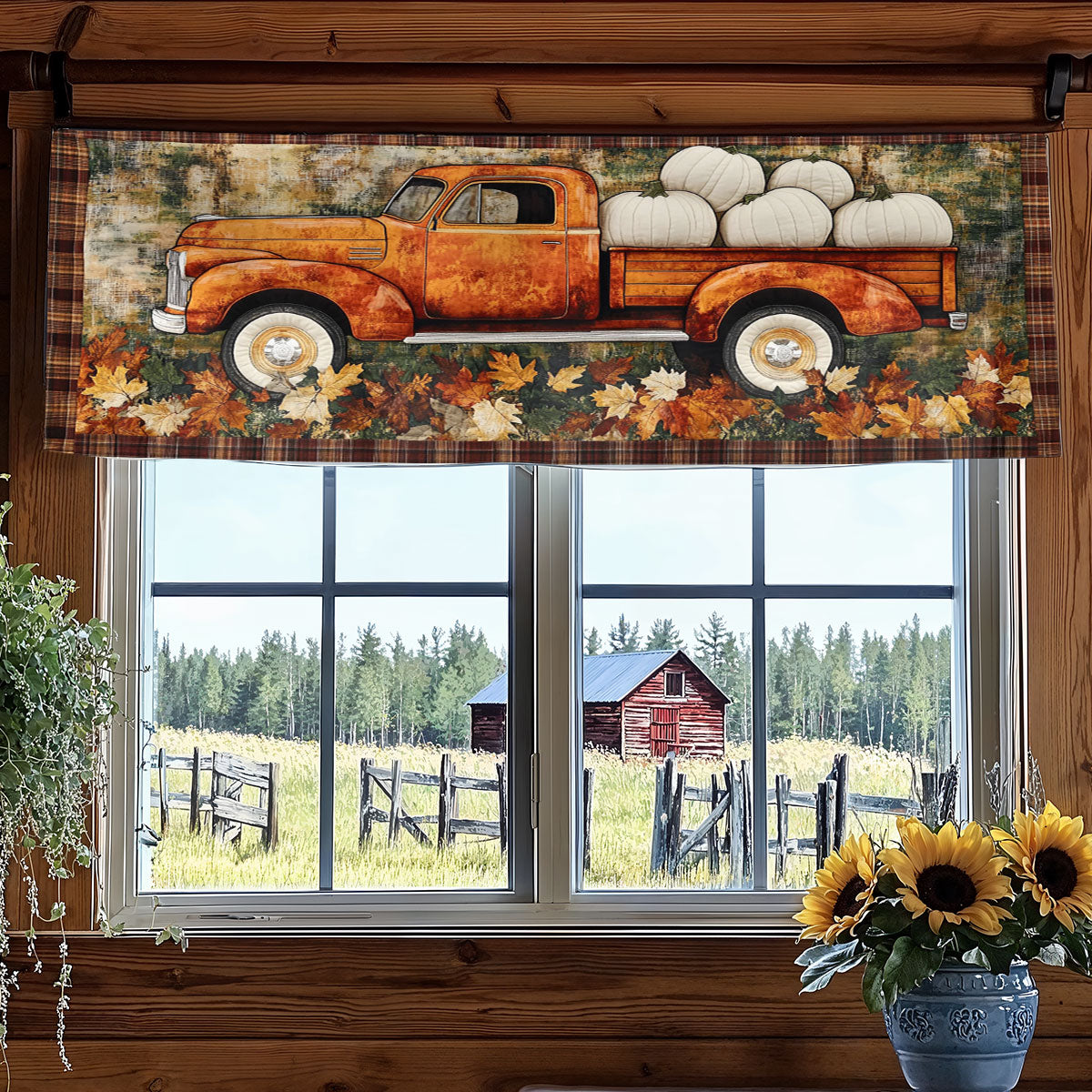 Truck Of Plenty WN3007109CL Quilted Valance