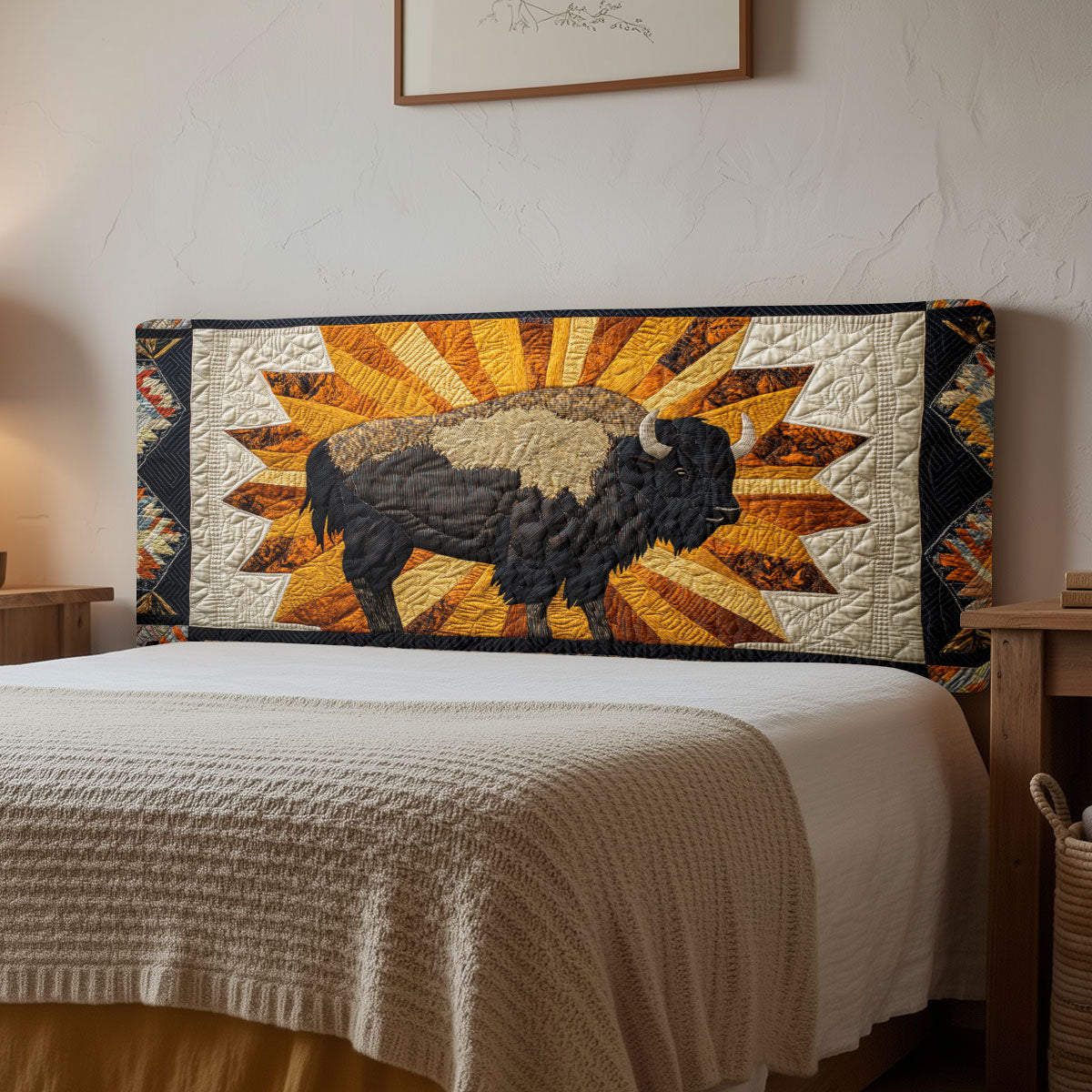 Majestic Bison CW1212020CL Quilted Headboard Slipcover
