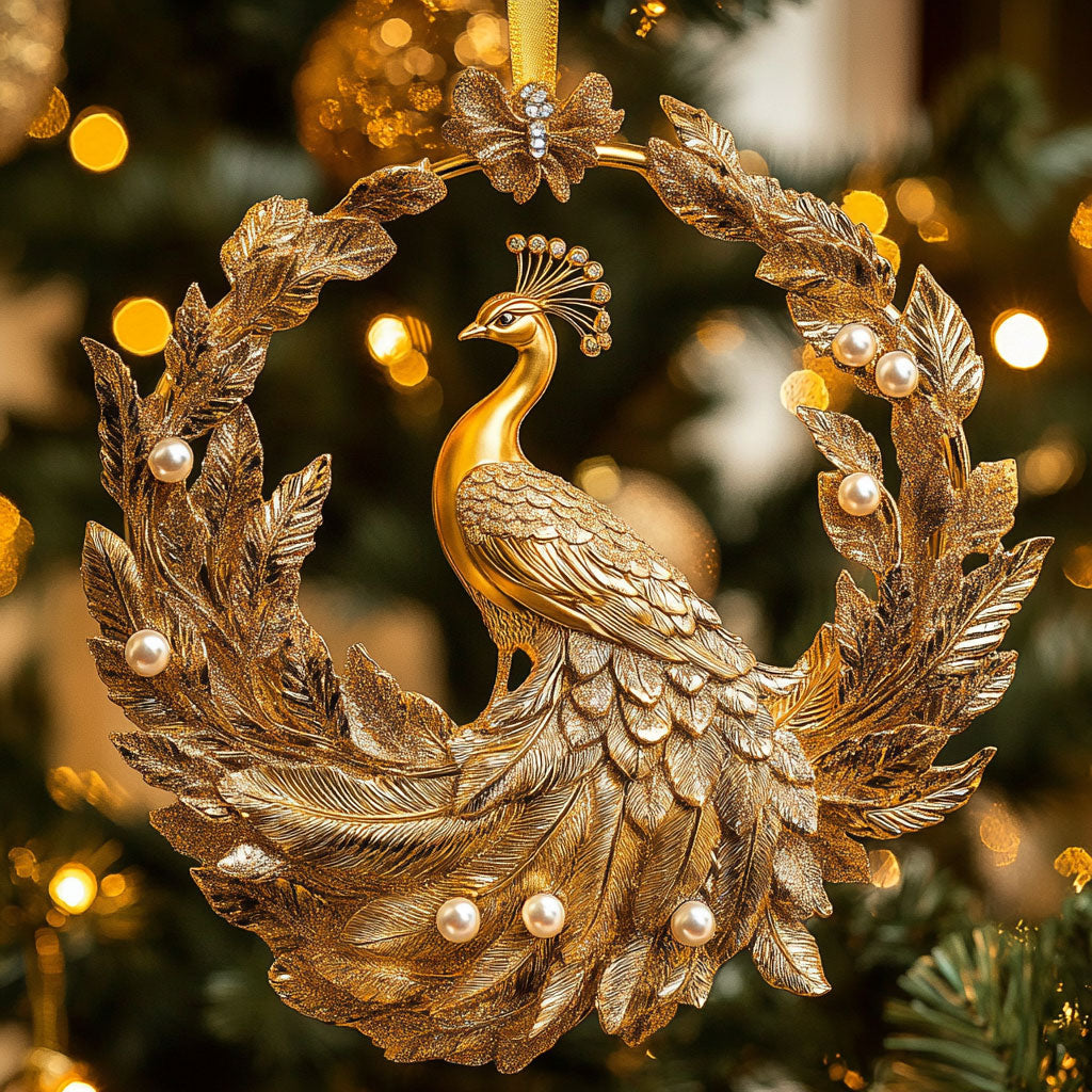 Royal Peacock CW2711059CL Christmas Ornament