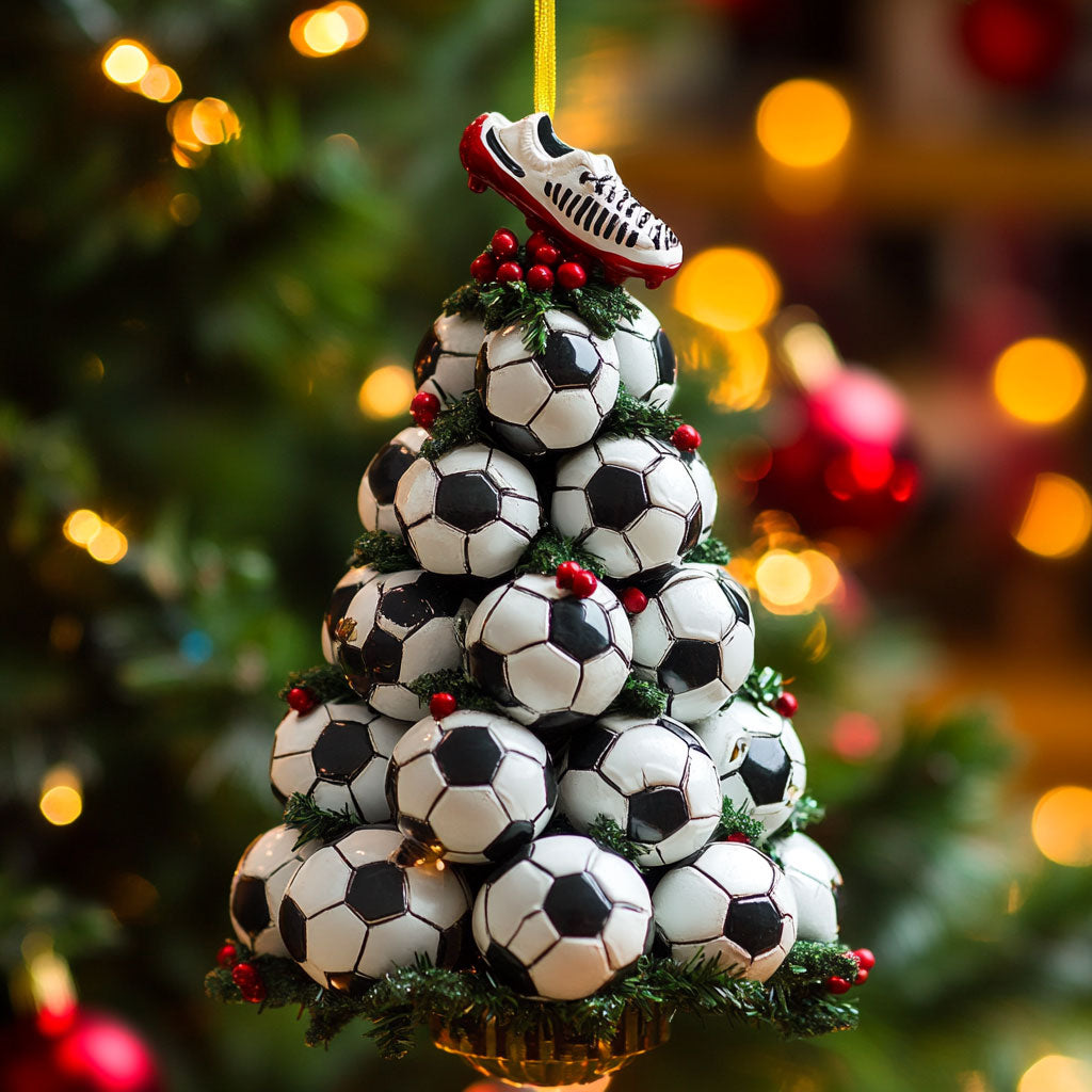 Soccer Tree CP2611129CL Christmas Ornament