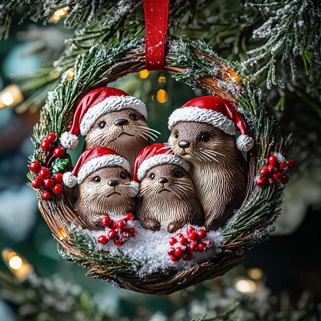 Christmas Otter WN2510002CL Christmas Ornament