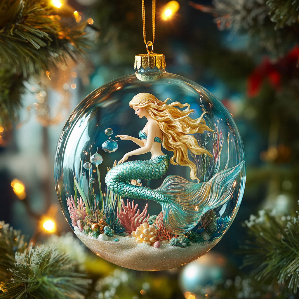 Ocean Mermaid CW2511039CL Christmas Ornament