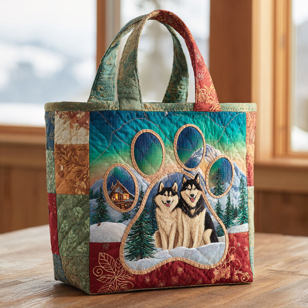 Arctic Glow CW0611033CL Quilted Tote Bag