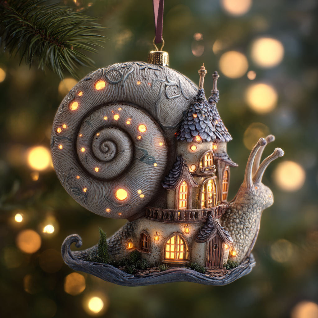 Snail Winter Magic WN0912073CL Christmas Ornament