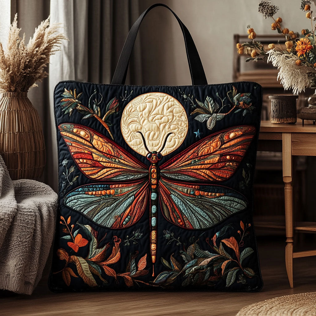 Dragonfly Spirit KL1112029CL Quilted Tote Bag