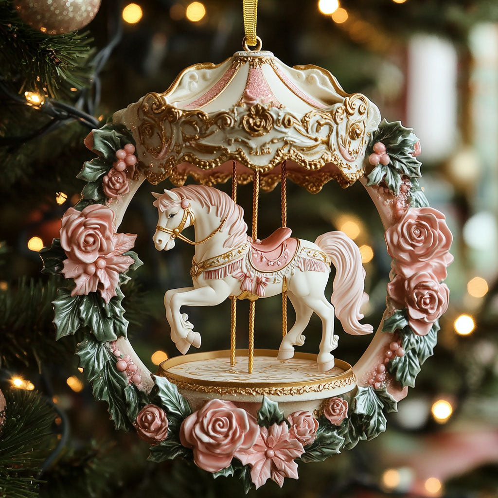 Vintage Merry Horse CW2611034CL Christmas Ornament