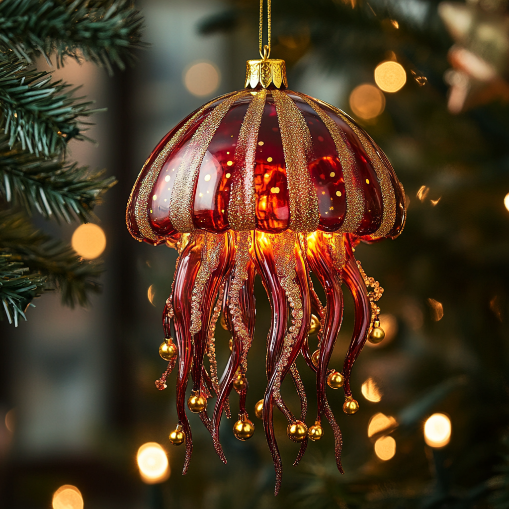 Aqua Bloom CP2811127CL Christmas Ornament