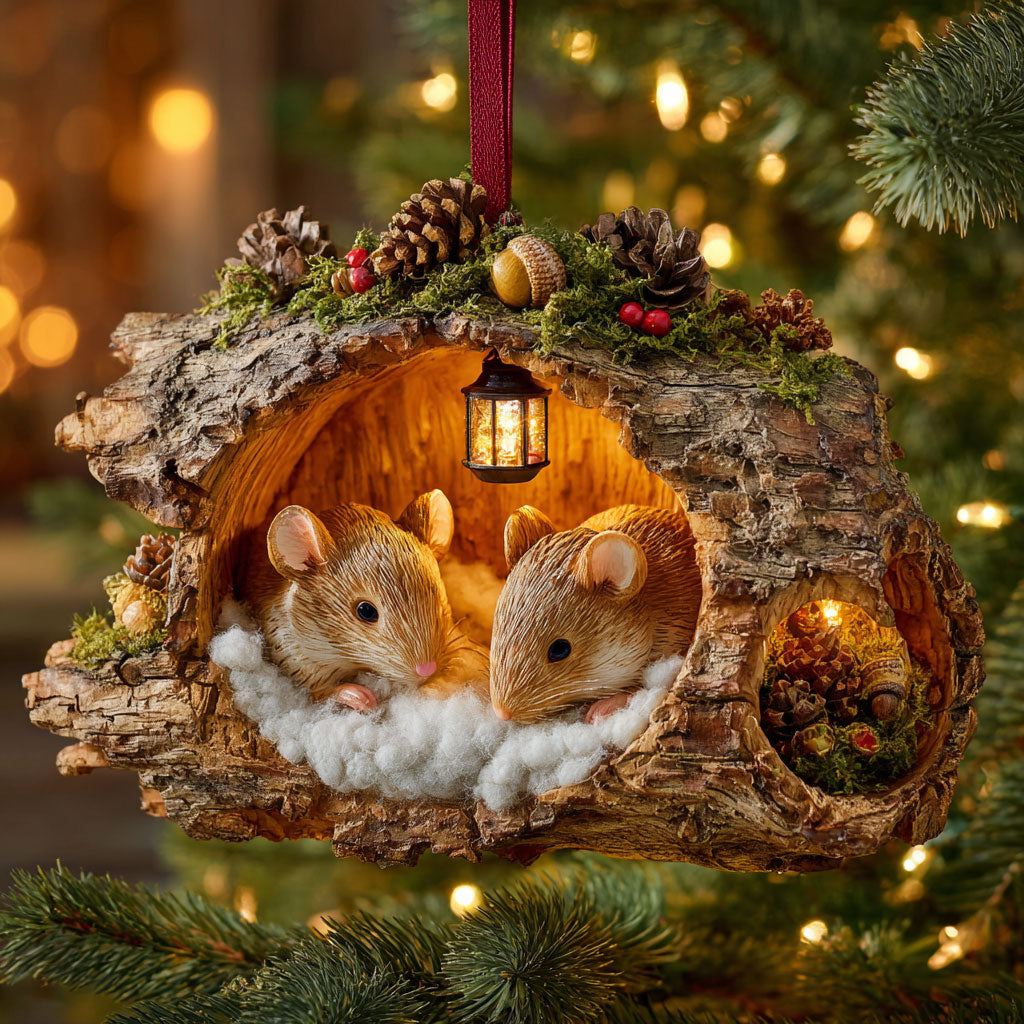 Mouse Charm CW2911017CL Christmas Ornament