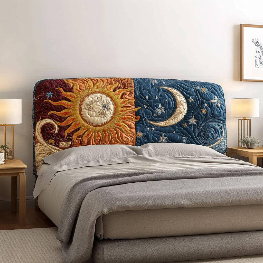 Celestial Duality QA0701017CL Quilted Headboard Slipcover