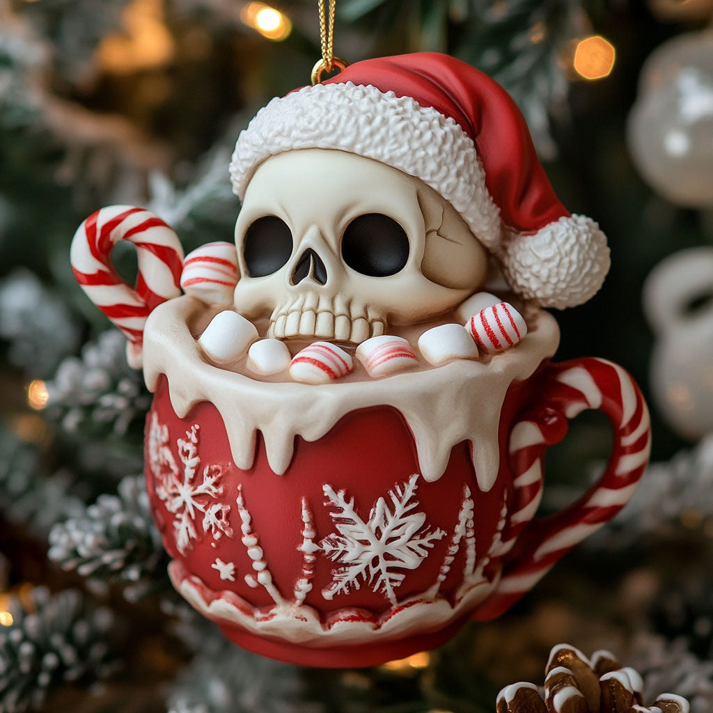 Skull Mug CP2411191CL Christmas Ornament