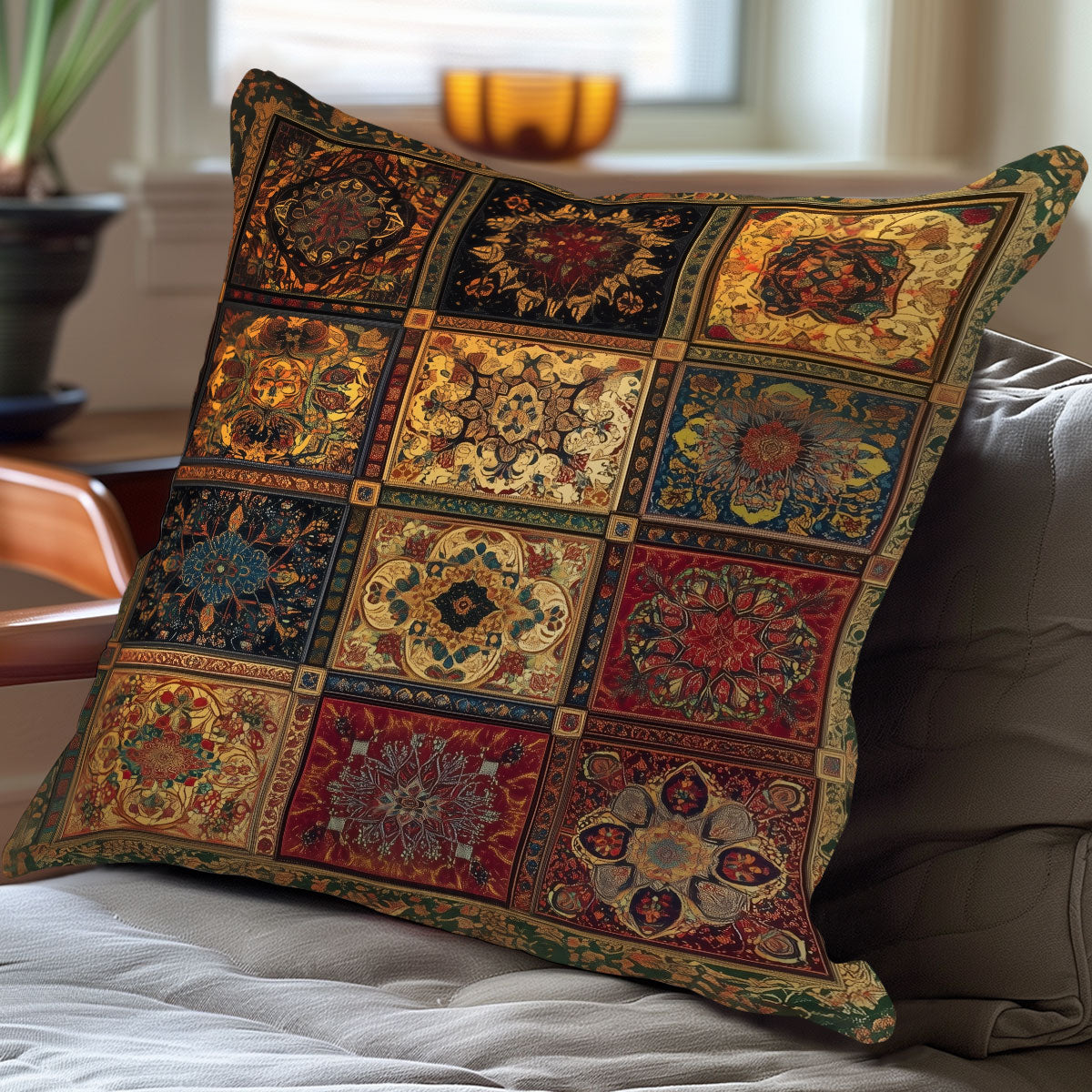 Mystic Mosaic WN2006061CL Quilt Pillow Case