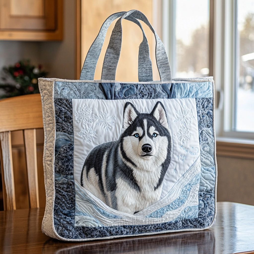 Cozy Husky CP1810025CL Quilted Tote Bag