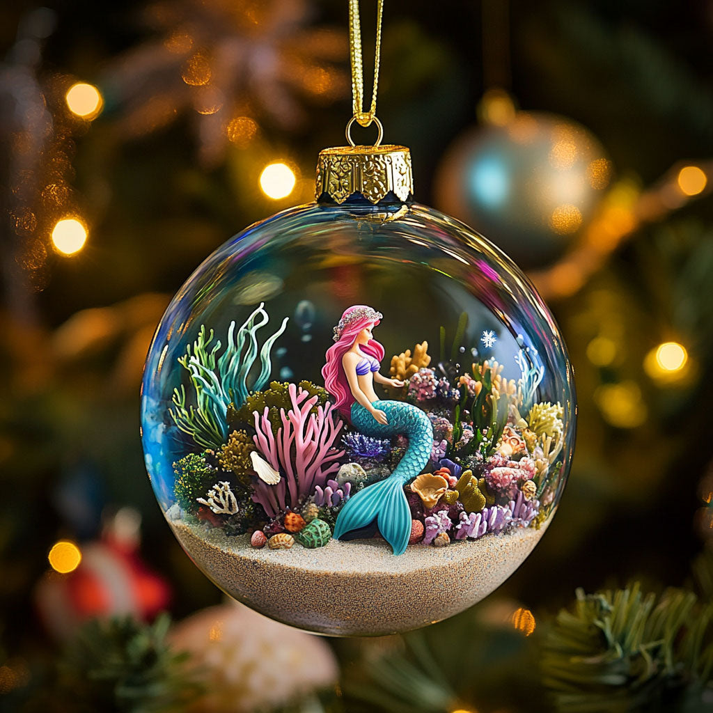 Festive Mermaid WN2911032CL Christmas Ornament
