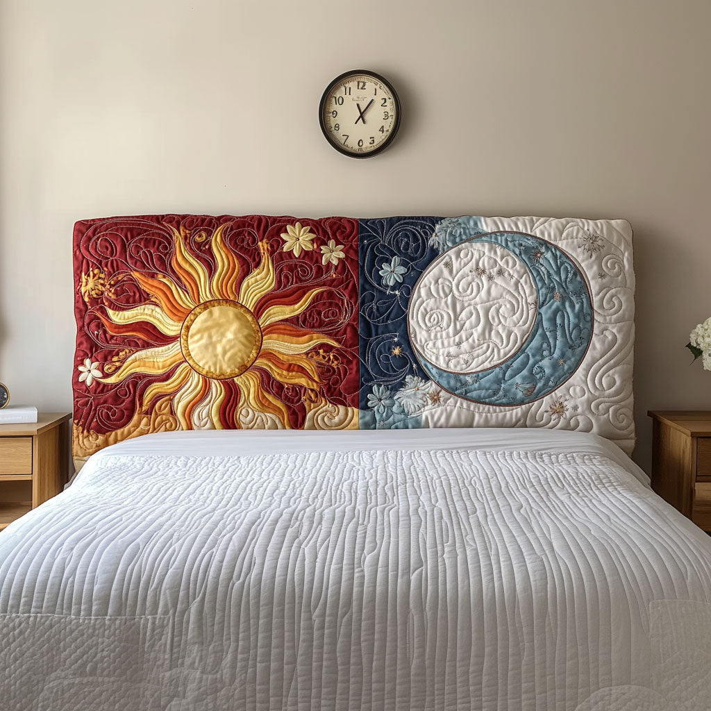 Celestial Duality QA0701022CL Quilted Headboard Slipcover