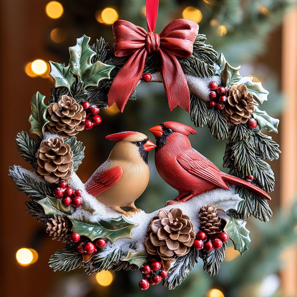 Cardinal Joy Love CW1410008CL Christmas Ornament