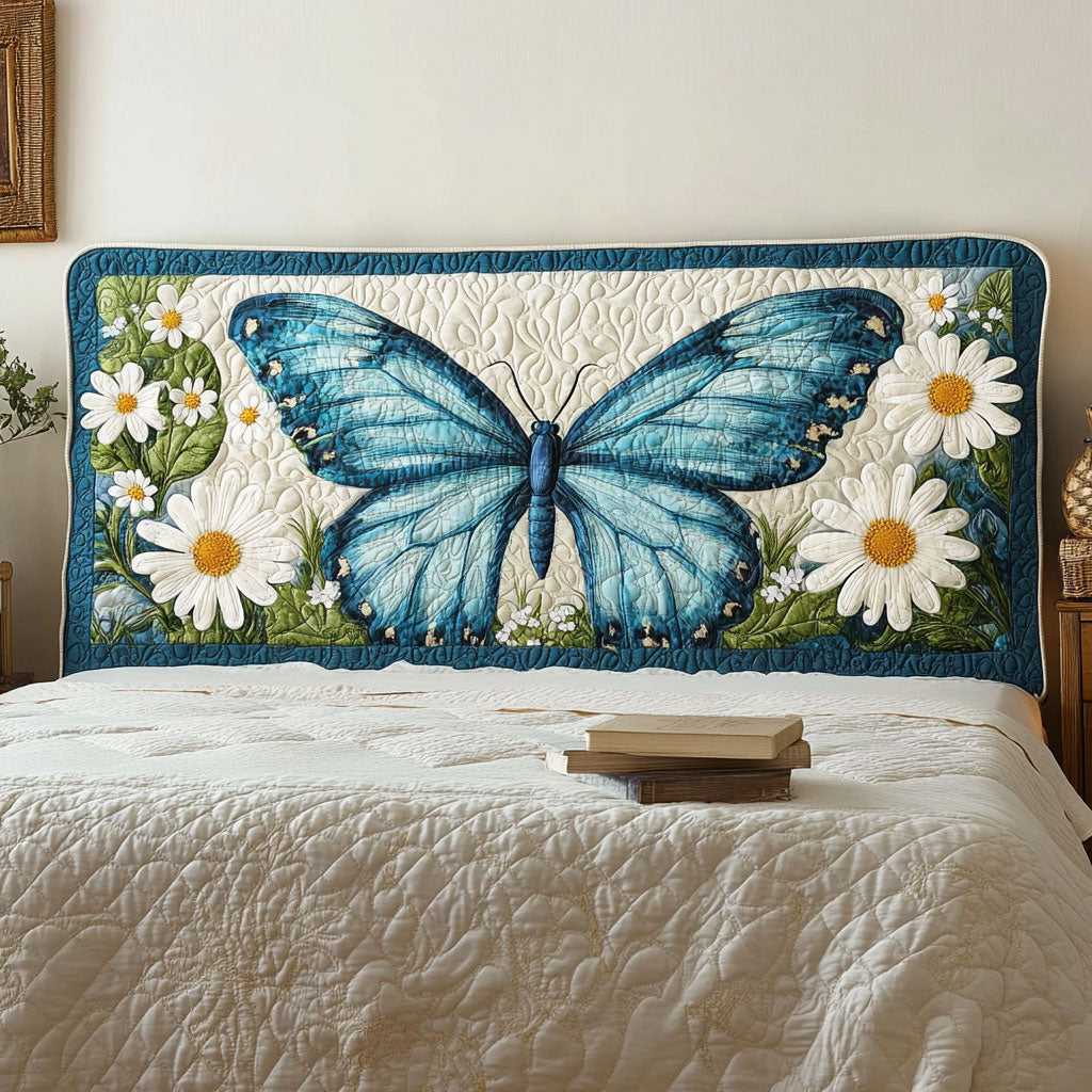 Butterfly Daisy Garden CW1812005CL Quilted Headboard Slipcover