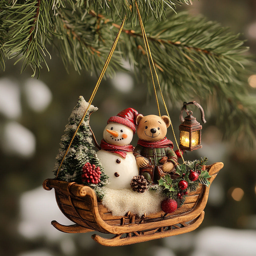 Snowman Holiday Glow WN1112092CL Christmas Ornament