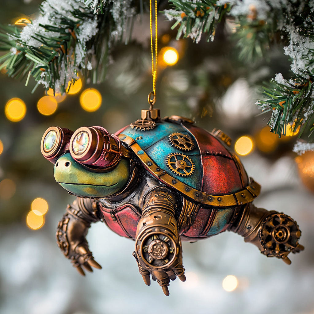 Turtle Mecha Voyager WN0412081CL Christmas Ornament