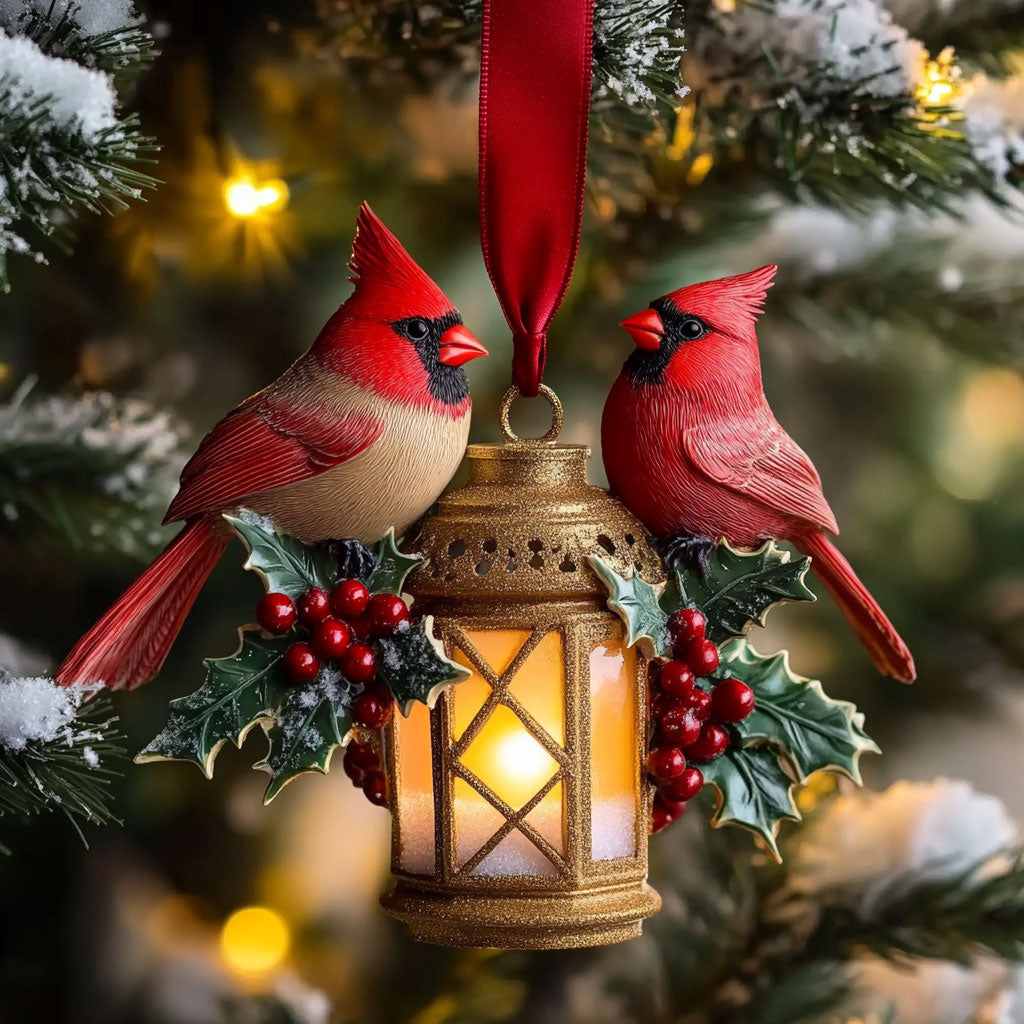 Harmony Heart Cardinal WN2110053CL Christmas Ornament