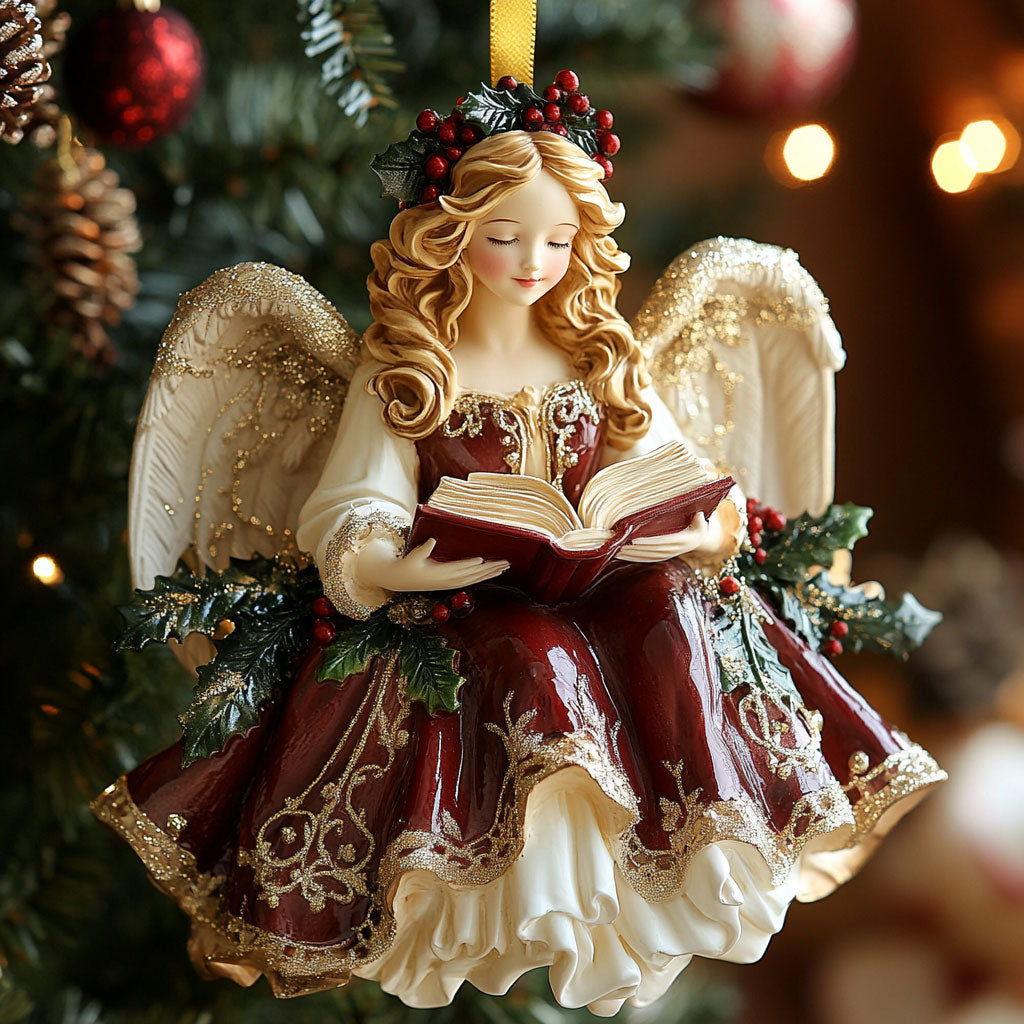 Angel Book CW0212002CL Christmas Ornament