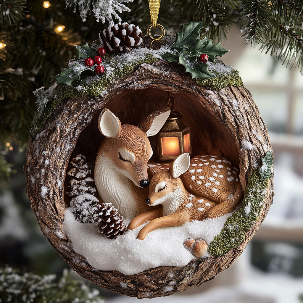 Snowy Fawn CP0312213CL Christmas Ornament