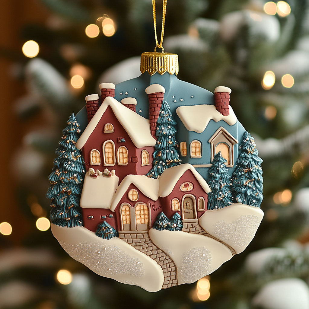 Winter Village Charm CW1012068CL Christmas Ornament