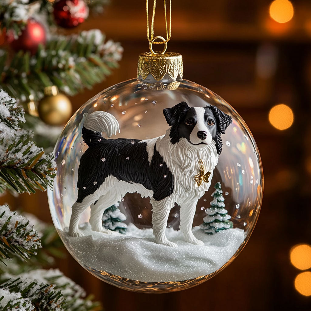 Border Collie Charm CW0112001CL Christmas Ornament