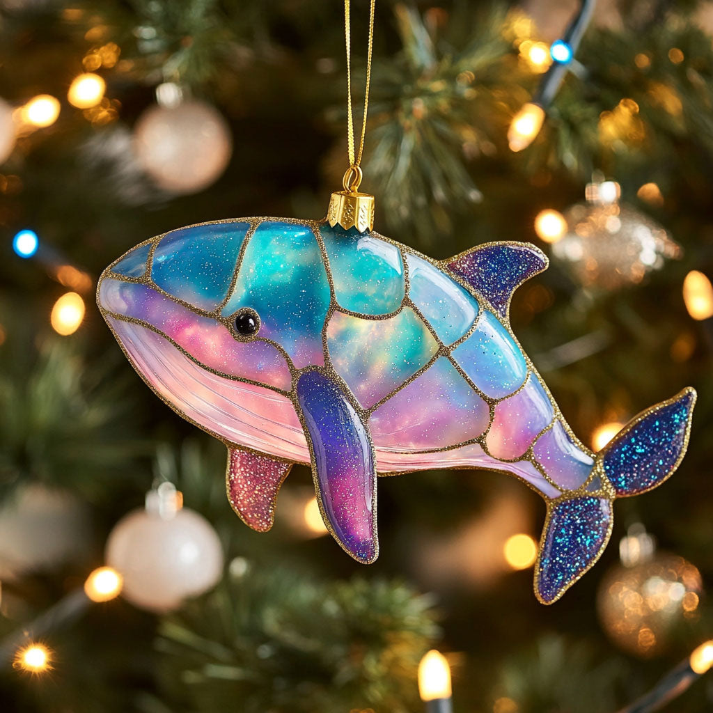 Aurora Whale CP2711037CL Christmas Ornament