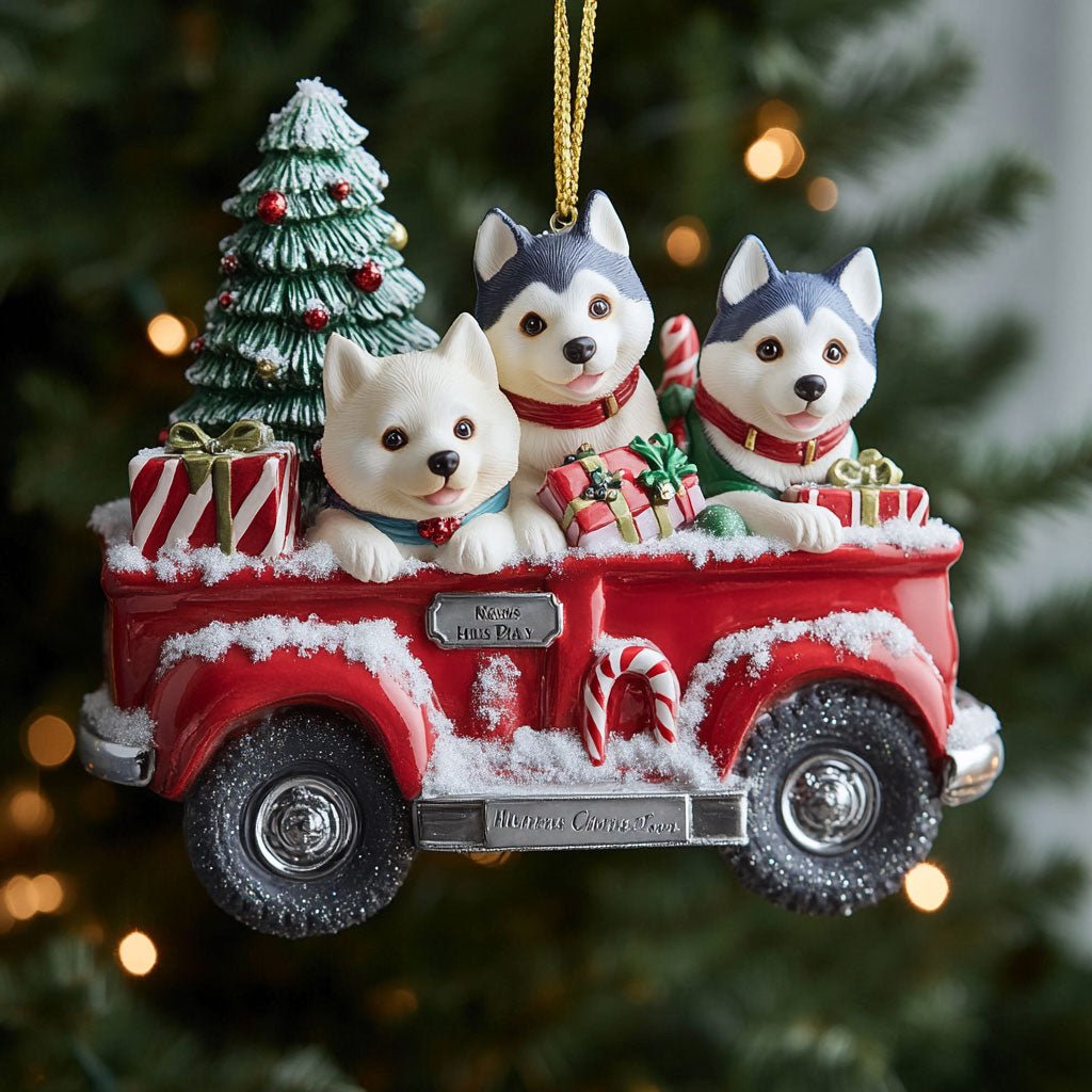 Husky Express CP1810009CL Christmas Ornament