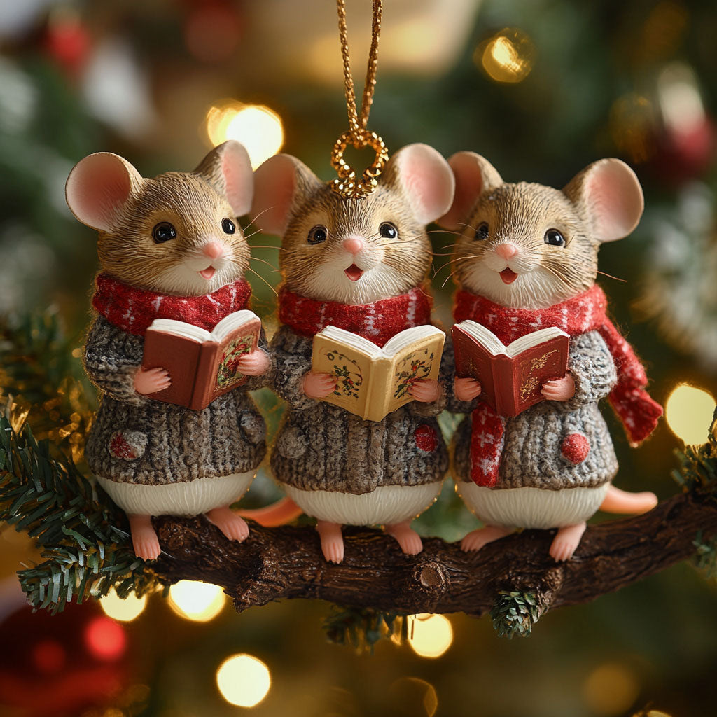 Winter Blessing Mouse WN1311115CL Christmas Ornament
