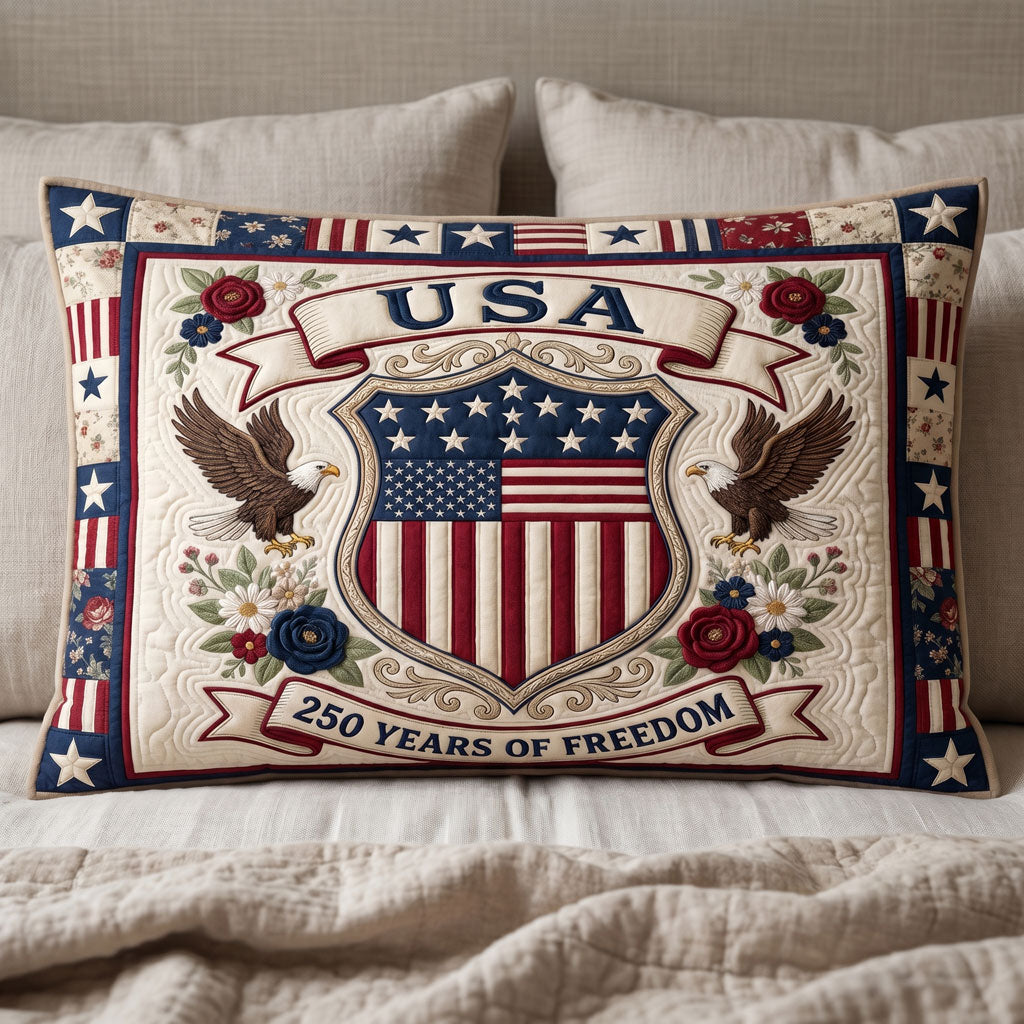American Heritage Shield WN1604001CL Quilted Bedding Pillow Case