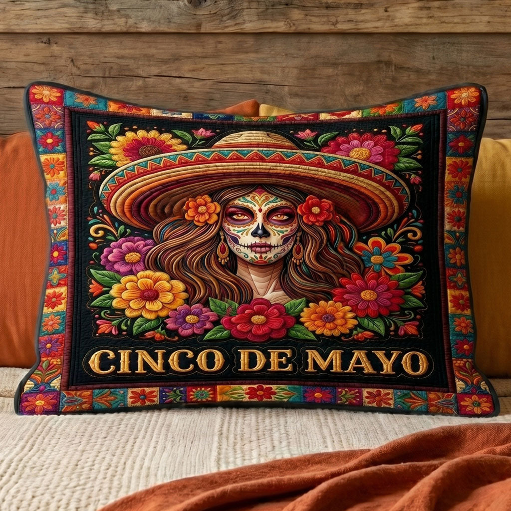 Cinco Muse WN2004004CL Quilted Bedding Pillow Case