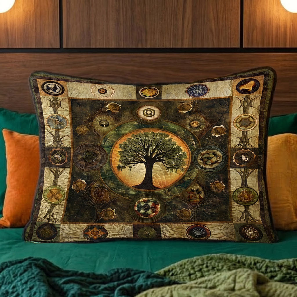 Enchanted Tree Of Life WN2506002CL Quilted Bedding Pillow Case