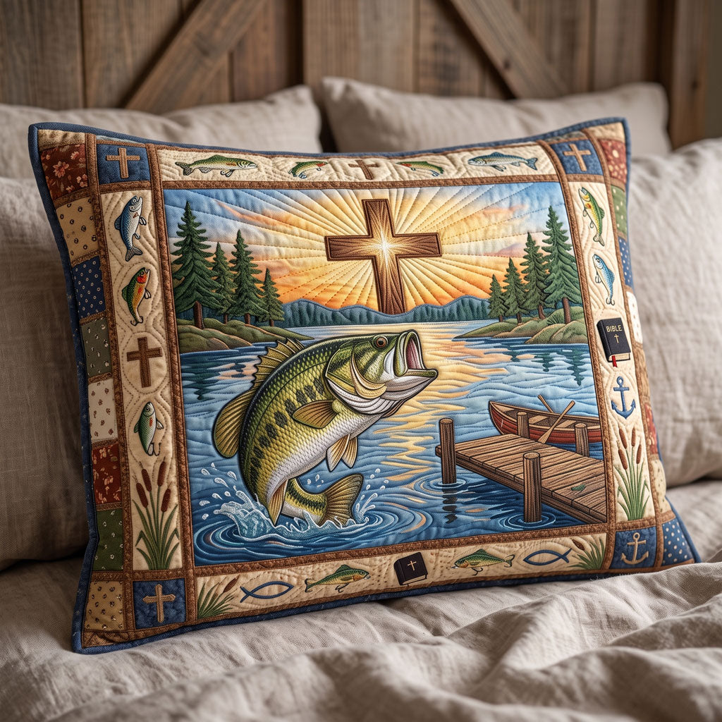 Faithful Catch WN1305025CL Quilted Bedding Pillow Case