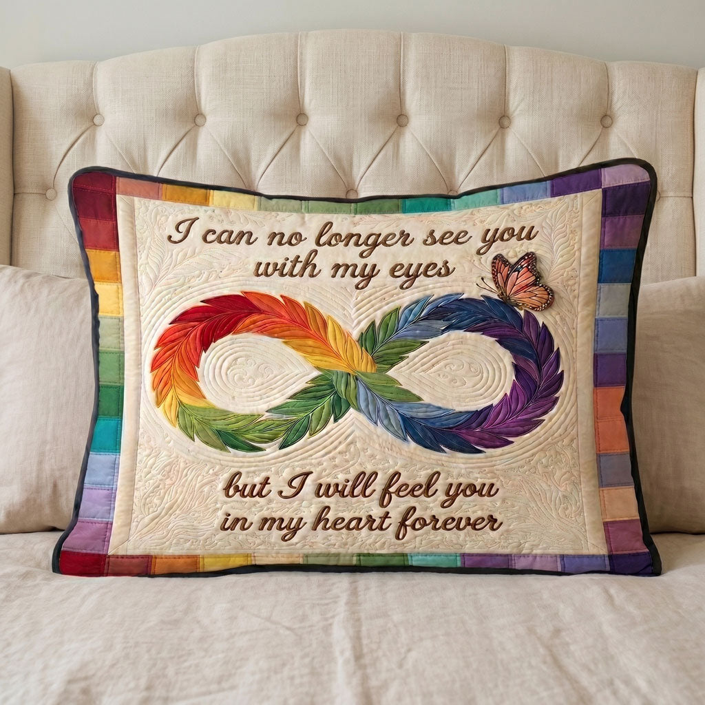 Forever In My Heart Infinity WN1604019CL Quilted Bedding Pillow Case