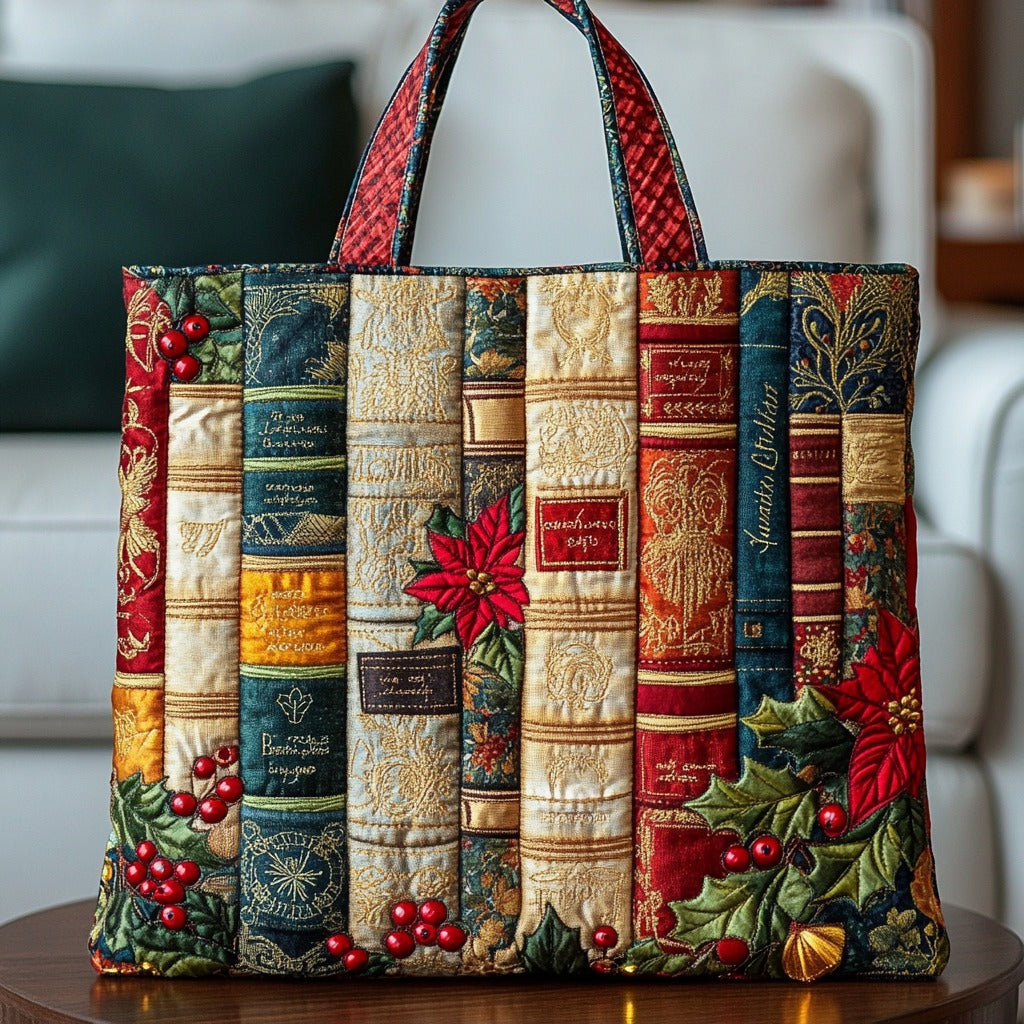 Holiday Books XR1011031CL Quilted Tote Bag