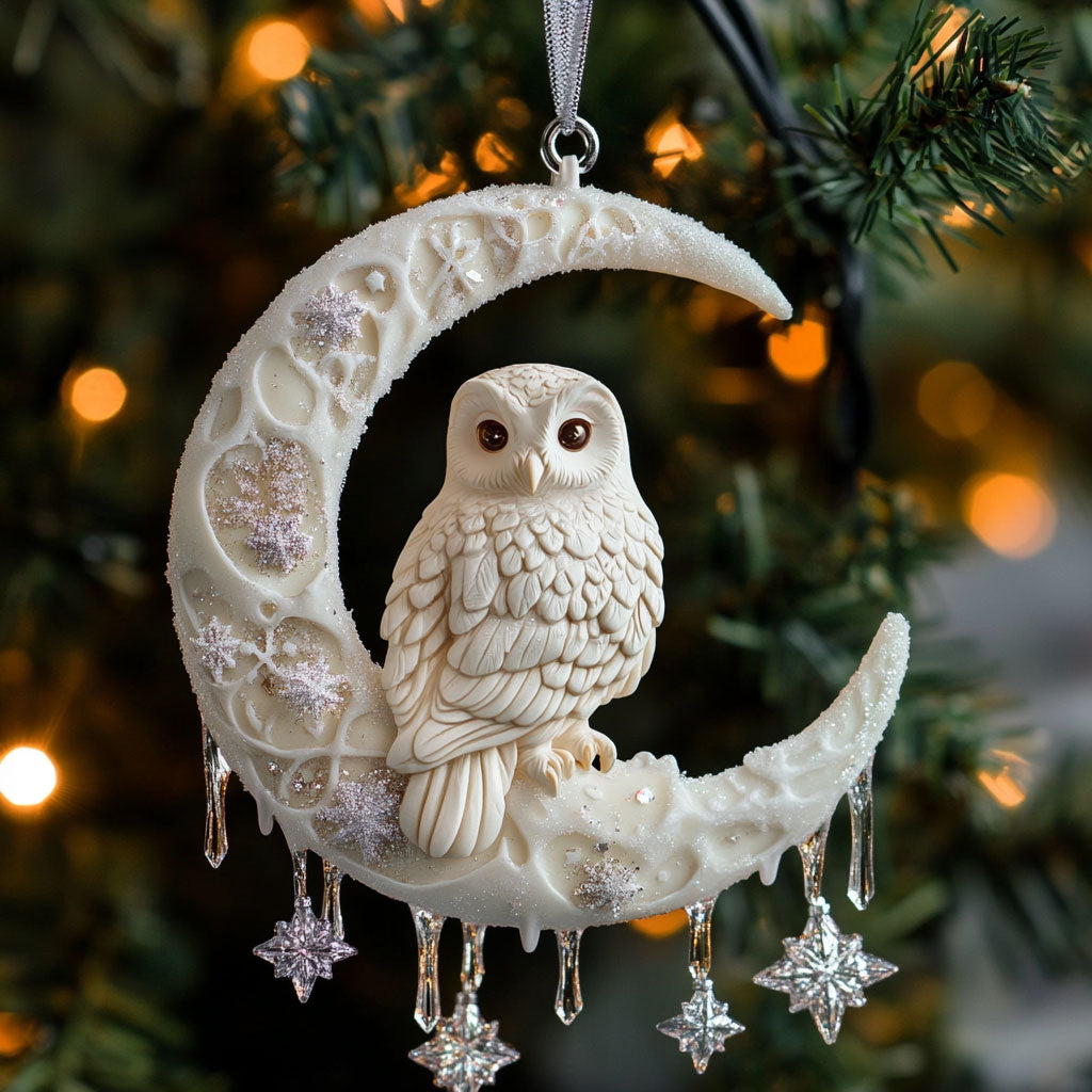 Frost Owl CP0512037CL Christmas Ornament