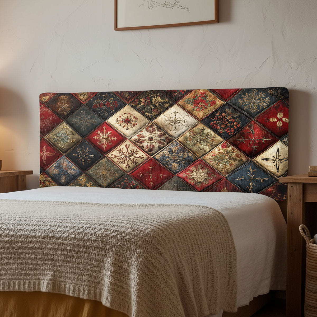 Patchwork Charm CW2912022CL Quilted Headboard Slipcover