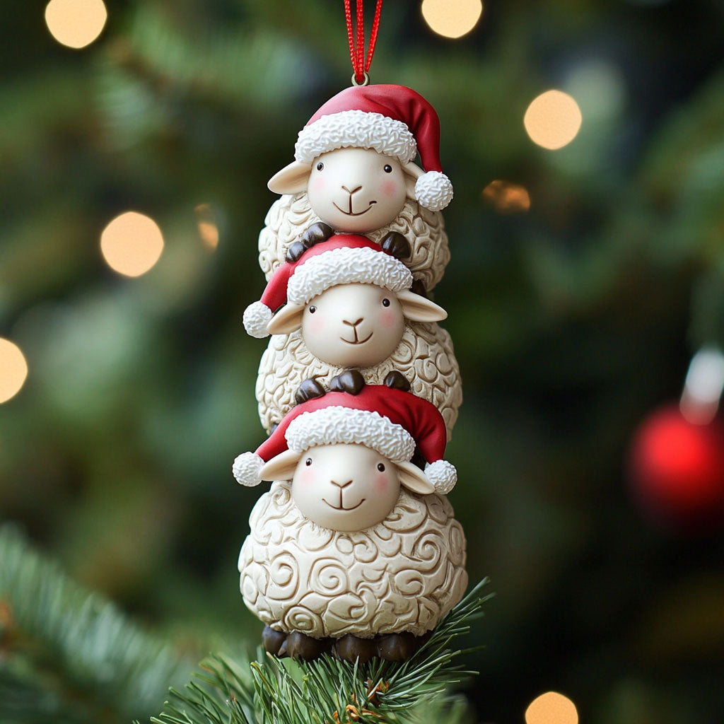 Sheep Christmas Tree WN1811106CL Christmas Ornament
