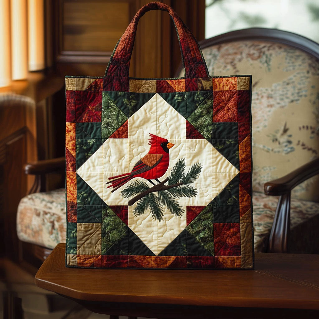 Cardinal Geometric KL2711018CL Quilted Tote Bag