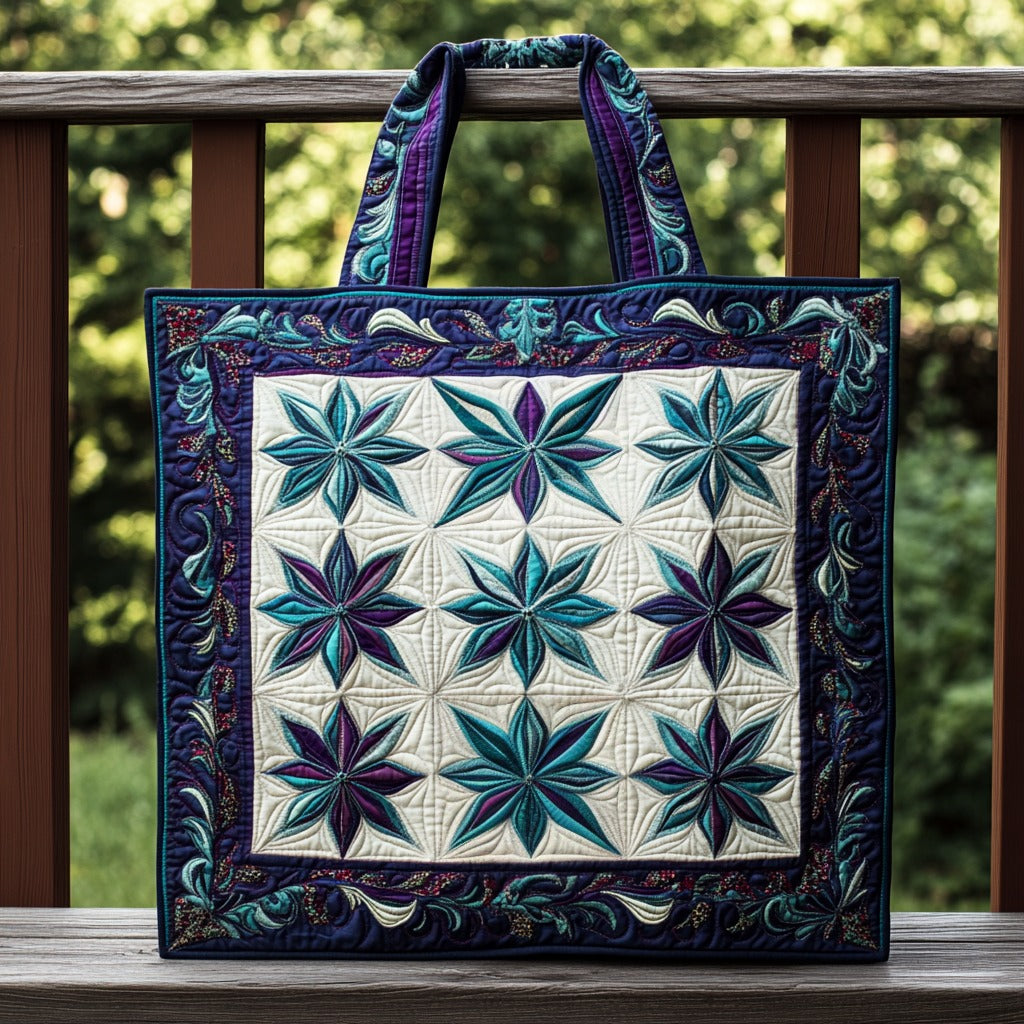 Star Block XR2611009CL Quilted Tote Bag