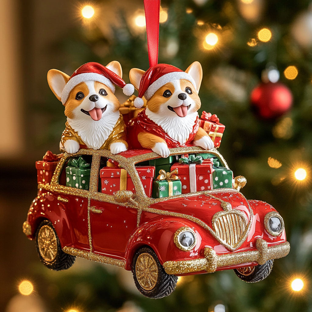 Corgi Joy CW1410031CL Christmas Ornament