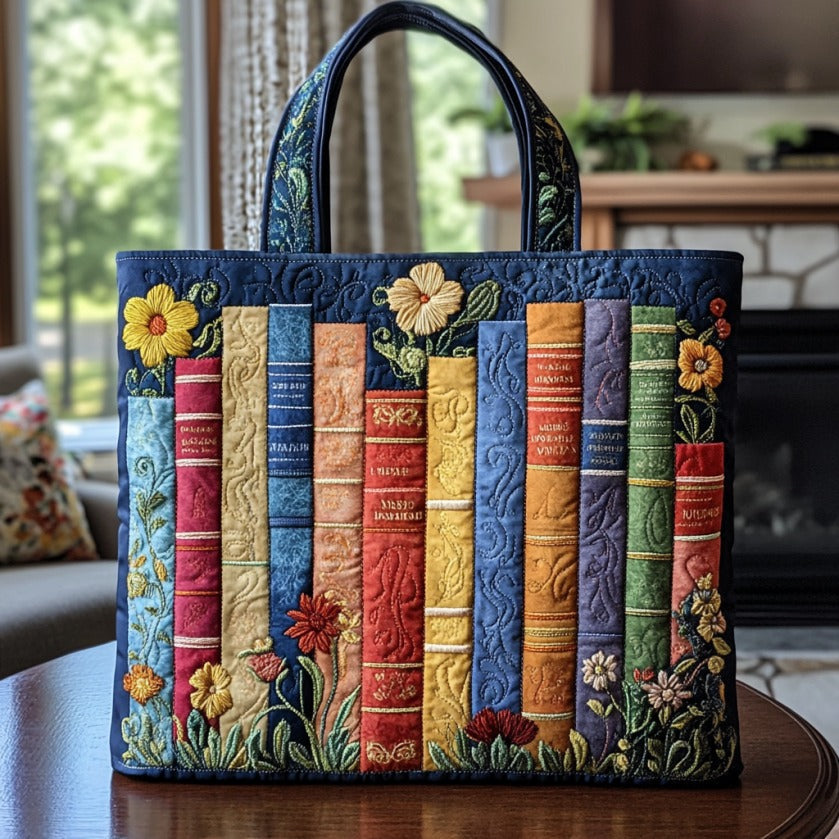 Fabric Books XR2709022CL Quilted Tote Bag