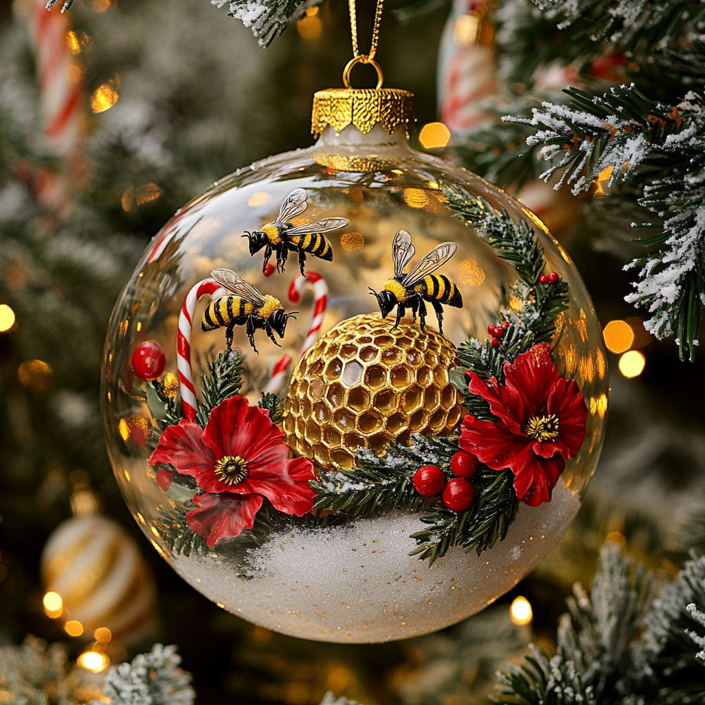 Sweet Bloom Bee WN2210061CL Christmas Ornament