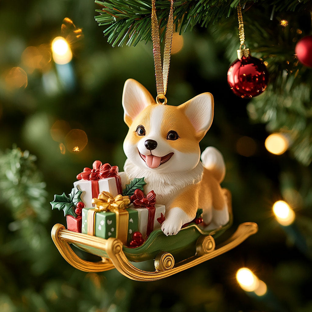 Gift Corgi CP0312300CL Christmas Ornament