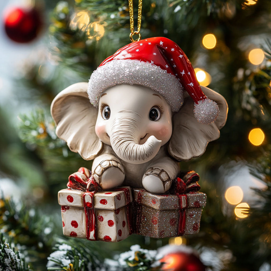 Elephant Gift Magic WN1112017CL Christmas Ornament