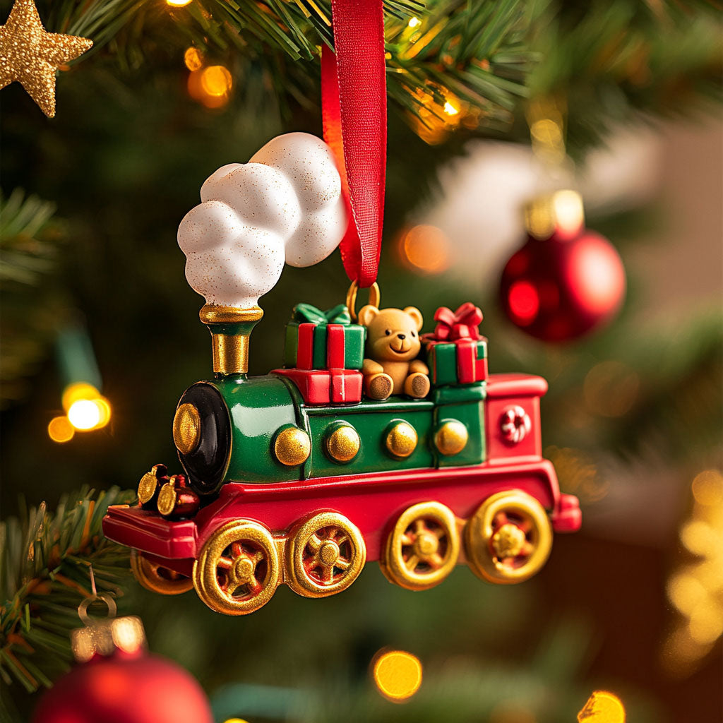 Merry Train CW1110033CL Christmas Ornament
