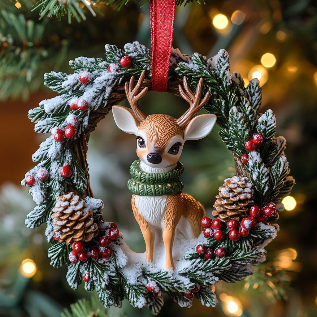 Lovely Deer CW1410054CL Christmas Ornament