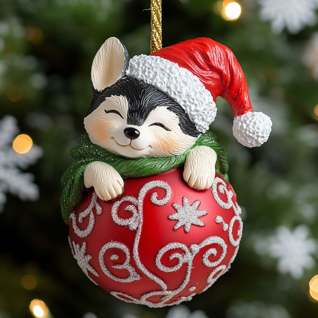 Snow Pup CP0612013CL Christmas Ornament
